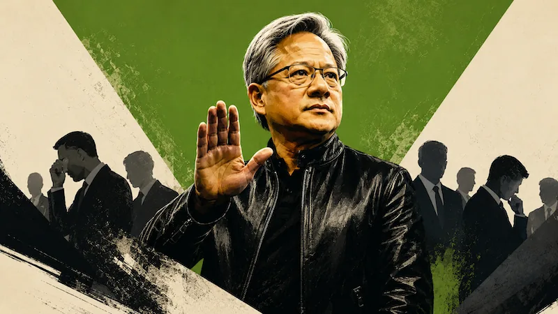 Jensen Huang Just Told Every CEO Hiding Behind AI Layoffs to Shut Up